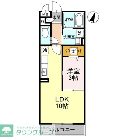 ヴェルドミール1の物件間取画像